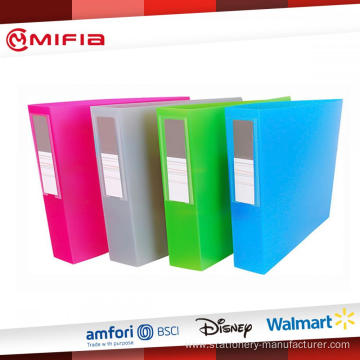 Matte Translucent Ring Binder Folders Ring Binder Paper Storage Folder